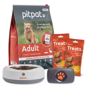 PitPat GPS Bundle. Includes, Dog GPS Tracker, Food, Weighing Bowl and two bags of treats