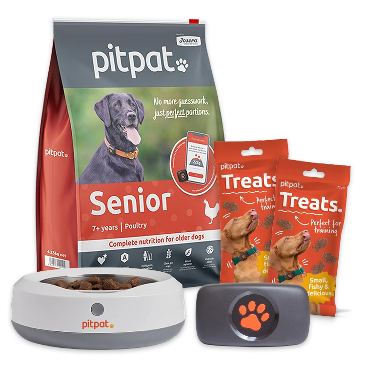 PitPat GPS Bundle. Includes, Dog GPS Tracker, Food, Weighing Bowl and two bags of treats